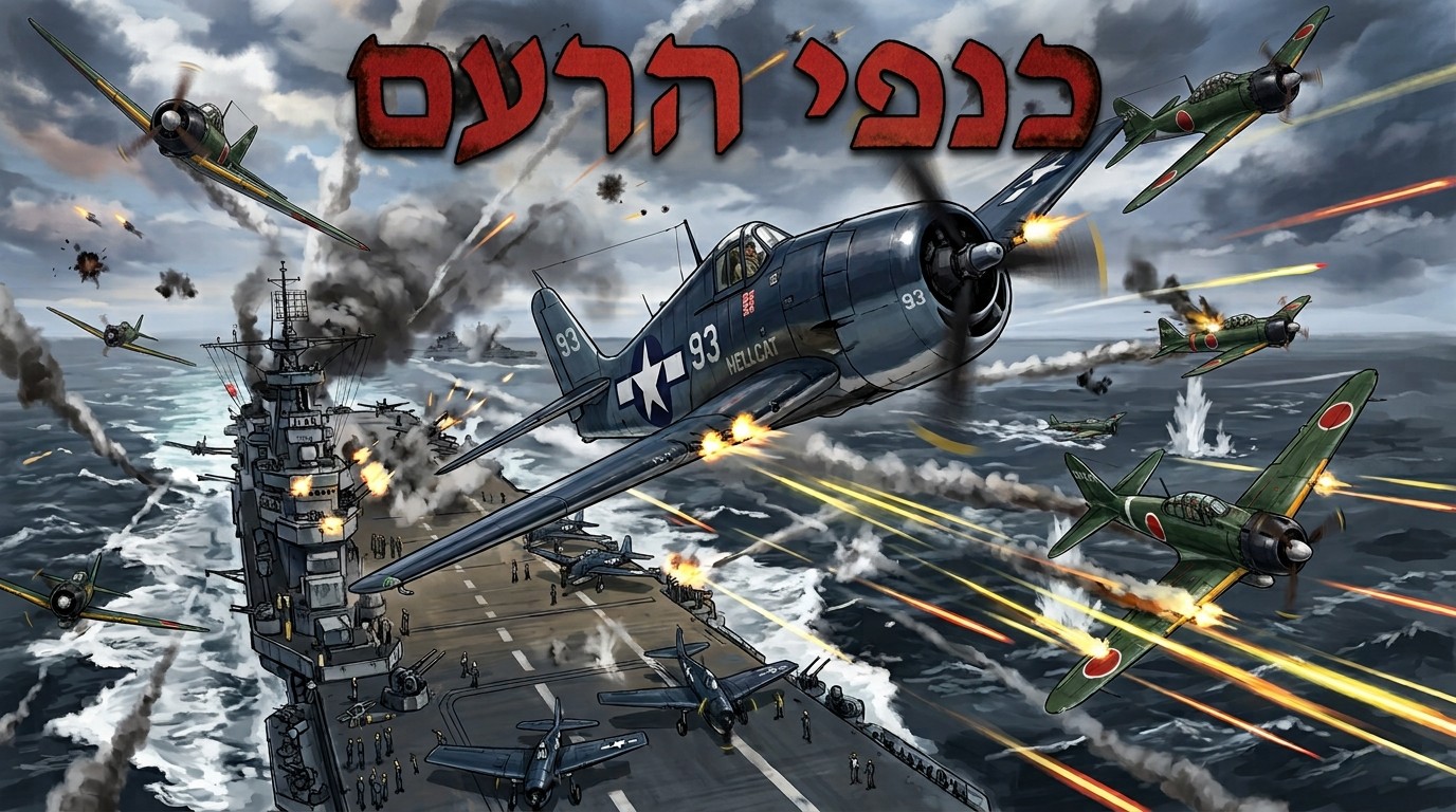 כנפי הרעם: מטוס הלקט מעל נושאת מטוסים בקרב מול מטוסי זירו